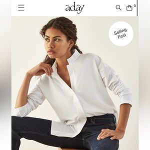 A DAY Technical Oxford Shirt